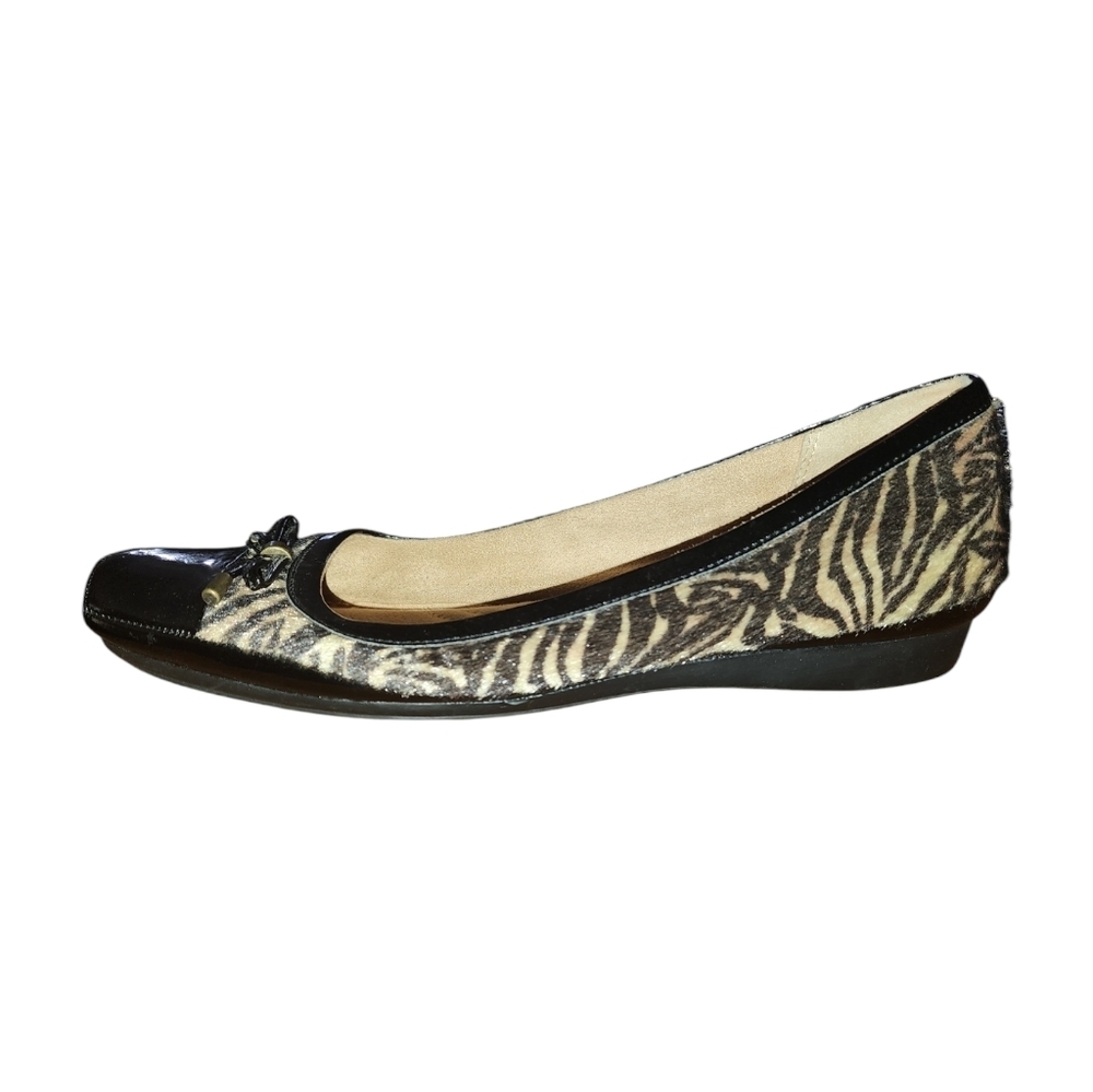Naturalizer N5 Comfort Vision Animal Print Office Walking City Flats - Women's